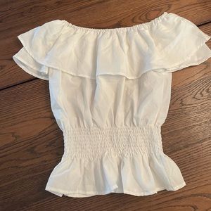 White Sleeveless Top Summer